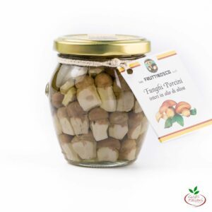 CEPES DE MONTAGNE ENTIERS petits, à l'huile d'olive - 212ml