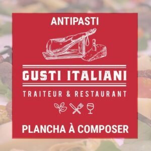 Plancha de 3 antipasti au choix